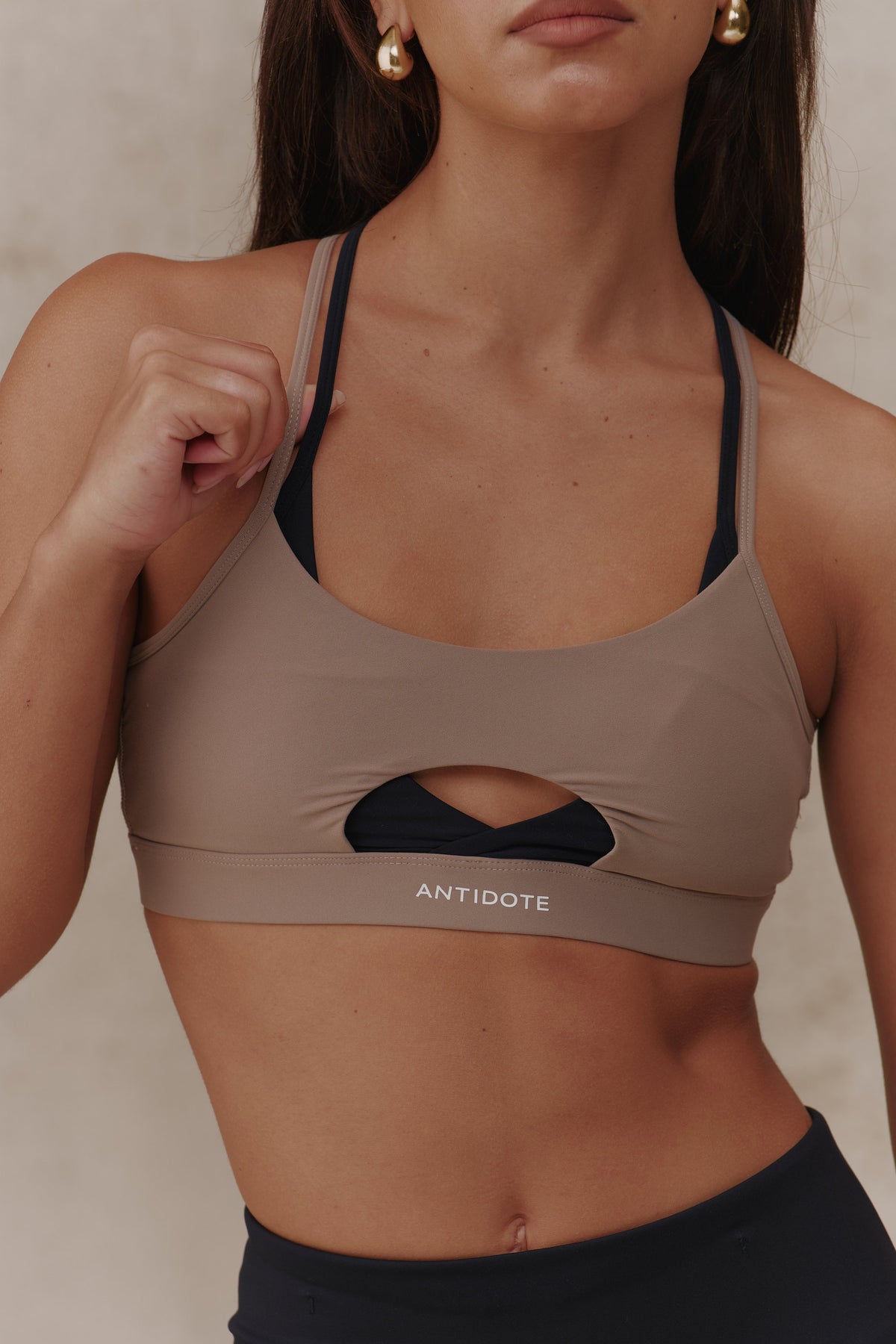 The two-layer front of the Balance Sports Bra