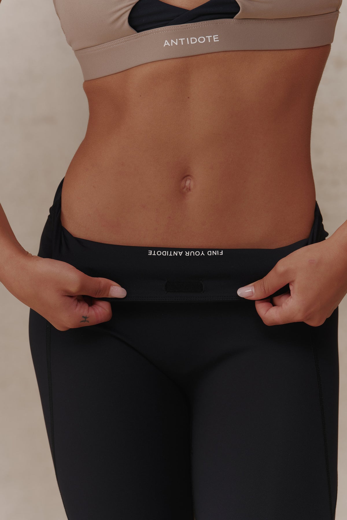 High supportive waistband on the Essential Leggings